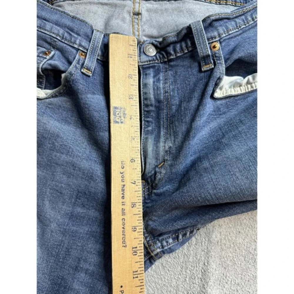 Levis 559 Jeans Mens 34x32 (34x29) Medium Blue Relaxed Straight Denim‎ Stretch